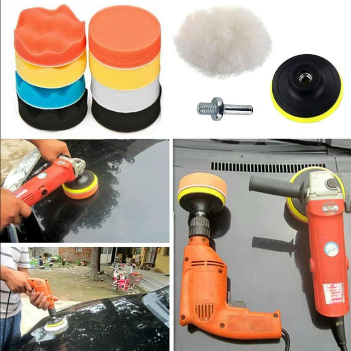 11 Pcs Car Foam Polishing Pads