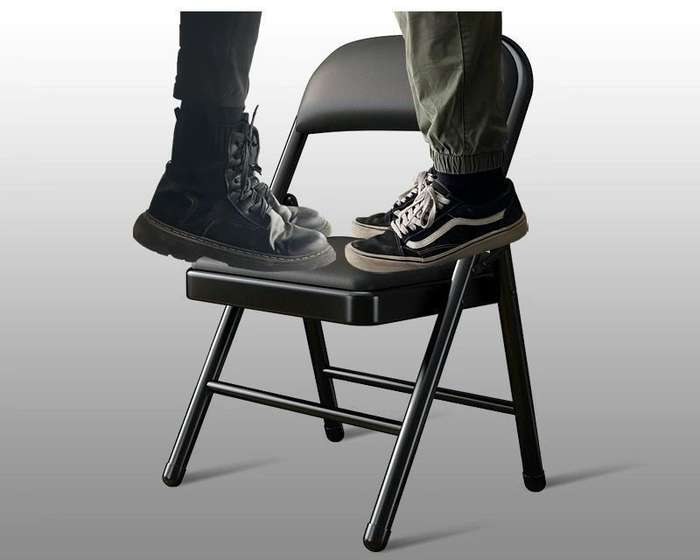 China Wholesale Custom Commercial Outdoor Stackable Folding Chair for Wedding Party Events