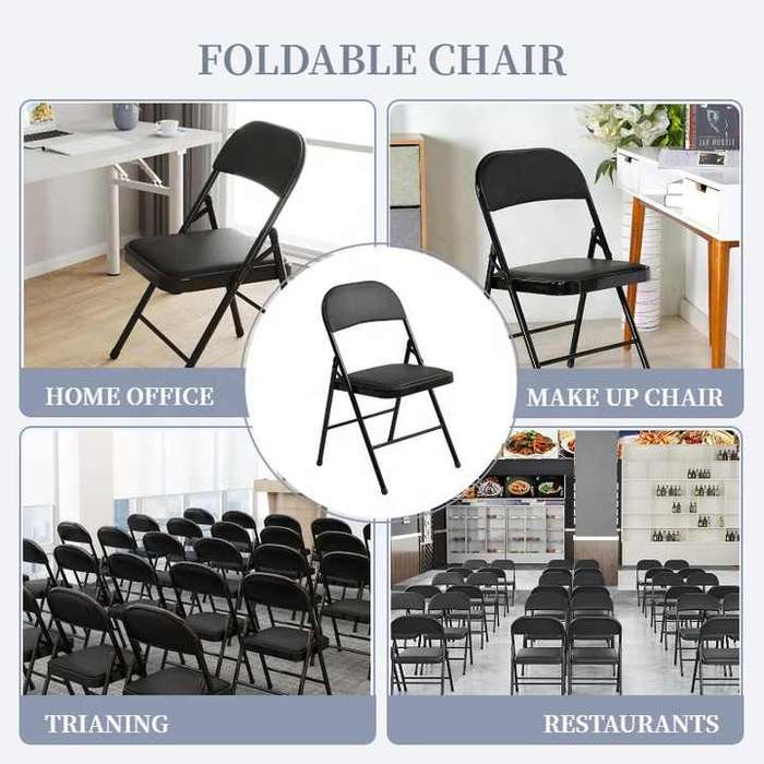 Training Office Chair Leather Comfortable Folding Chairs Garden Vintage Backrest Leisure Home Chair