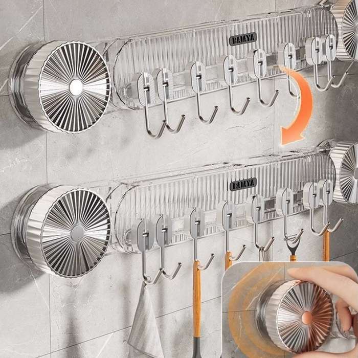 Suction Cup Hook Cute Fun Sucker Type Rack Shelf Wall Mounted Corner Rack Without Drilling Bathroom