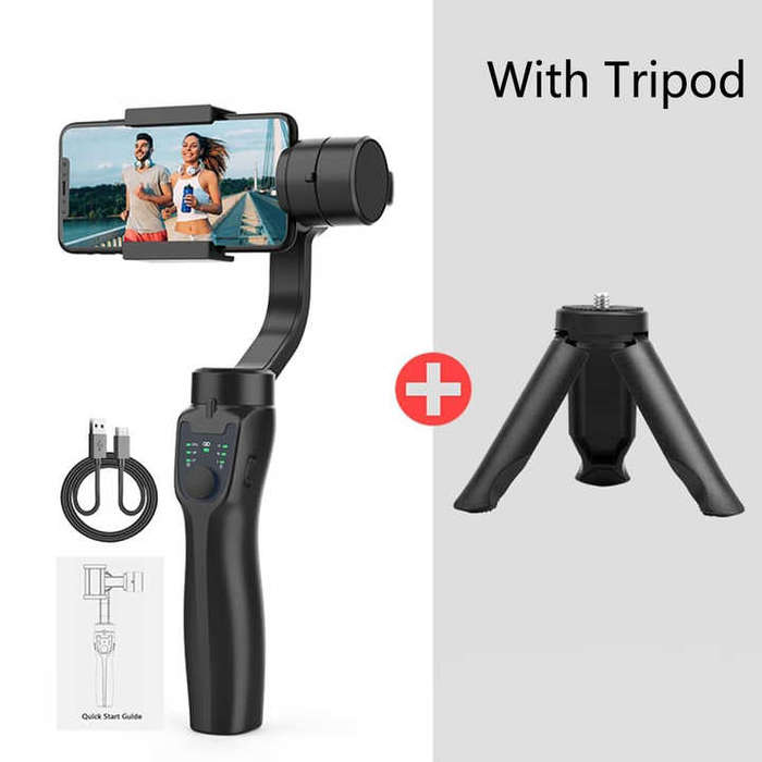 Ultimate Stability Meets Versatility F8 3-Axis Handheld Gimbal Anti-Shake, FPV,Horizontal Switching