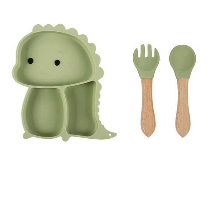 Food Grade Silicone Feeding Baby Animal Bowl
