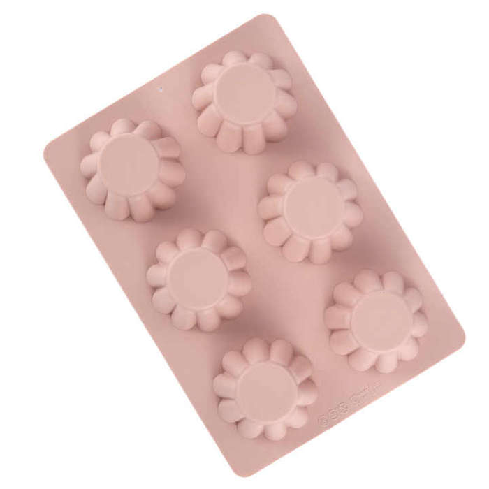 6-Piece Creative Silicone Cake Mold PC Flower-Shaped Muffin Cup for Baking Kitchen Household Pudding
