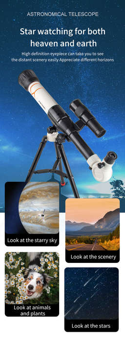 Children's Science Educational Toys Experimental Entry-level Astronomical Telescope Indoor and Outdo