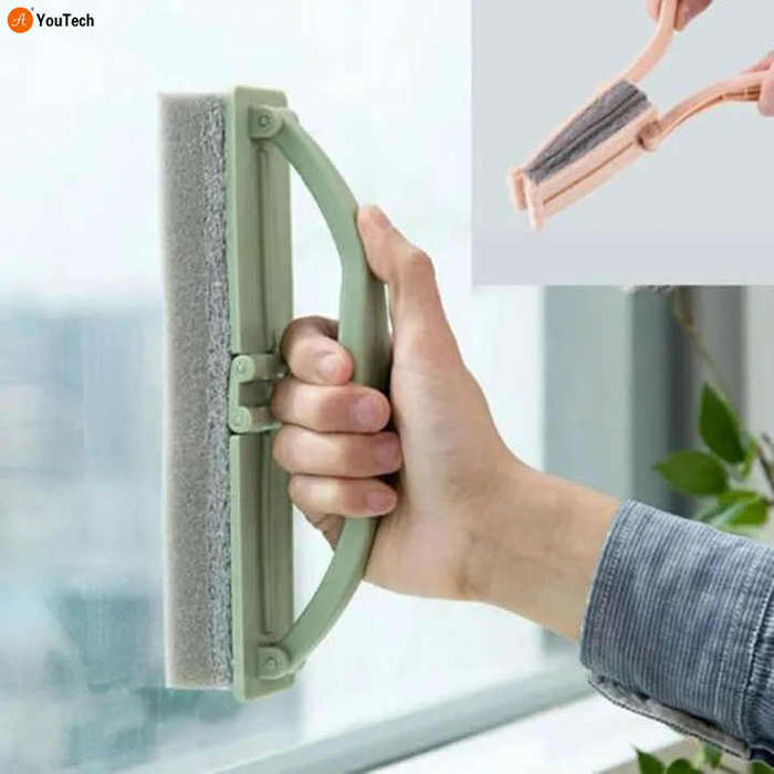 Folding Sponge Cleaning Brush Kitchen Cleaning Bathroom Toilet Kitchen Glass Wall Cleaning Bath Brus