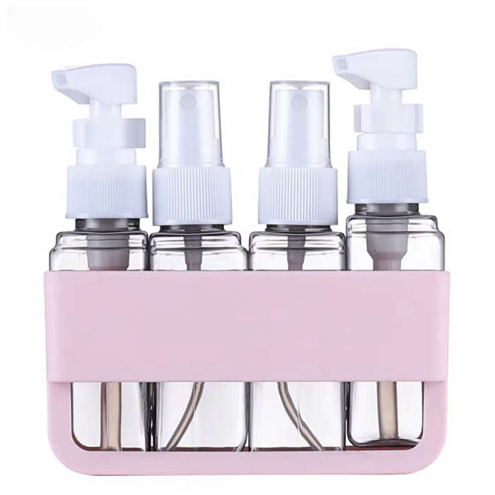 Travel Set Plastic Empty PET Bottles 500ml Roll Pump Shampoo Lotion Cream for Skin Care Serum