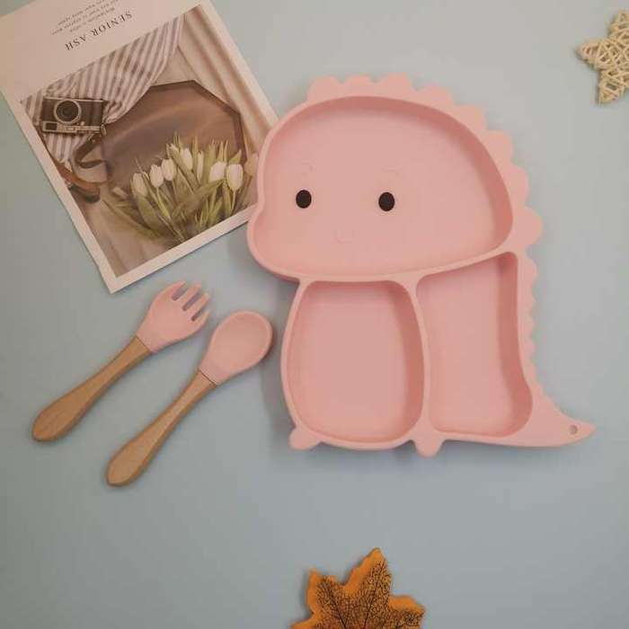 Food Grade Silicone Feeding Baby Animal Bowl