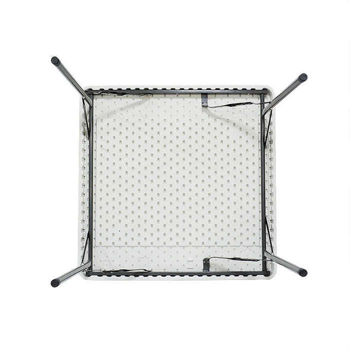 4FT/5FT/6FT/8FT Foldable Picnic Table for Garden Banquet BBQ Events Folding HDPE White Tables