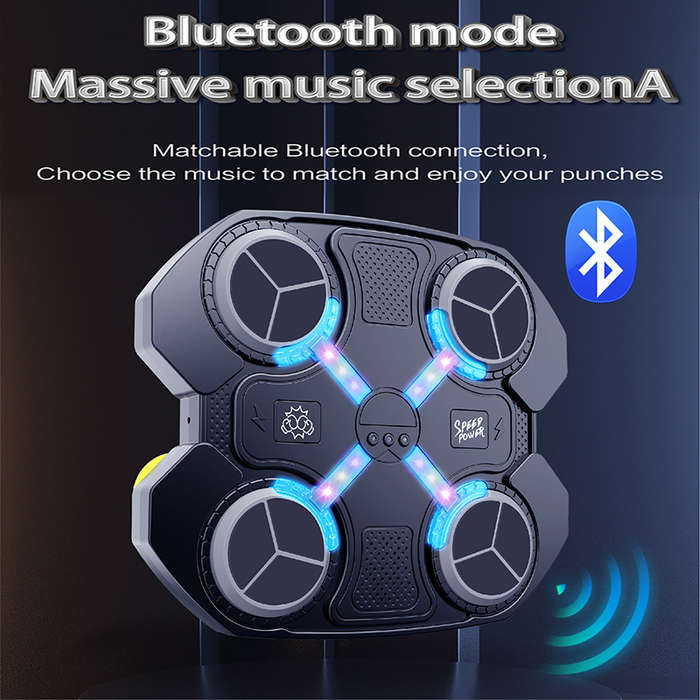 Children Wall Mount Boxing Toy Training Smart Pad Reaction Music Boxing Machine Target Wall with Lo