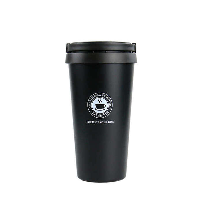 Reusable Double Stainless Steel Insulated Tea Cup Generation Coffee Mug 500ml Personalized Travel Cu
