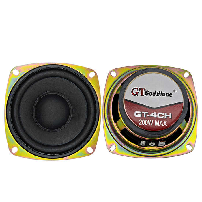 New Product 200W Max Power Universal 12V 4 Inch Car Stereo Speaker Cheap Price Car Door Coaxial Spea