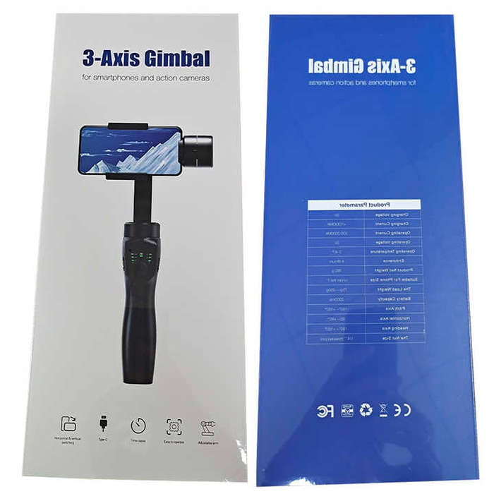 Ultimate Stability Meets Versatility F8 3-Axis Handheld Gimbal Anti-Shake, FPV,Horizontal Switching