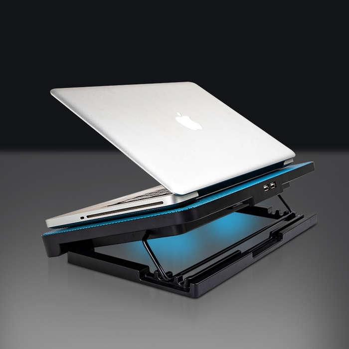 Folding Laptop USB Dual Fan Cooling Pad