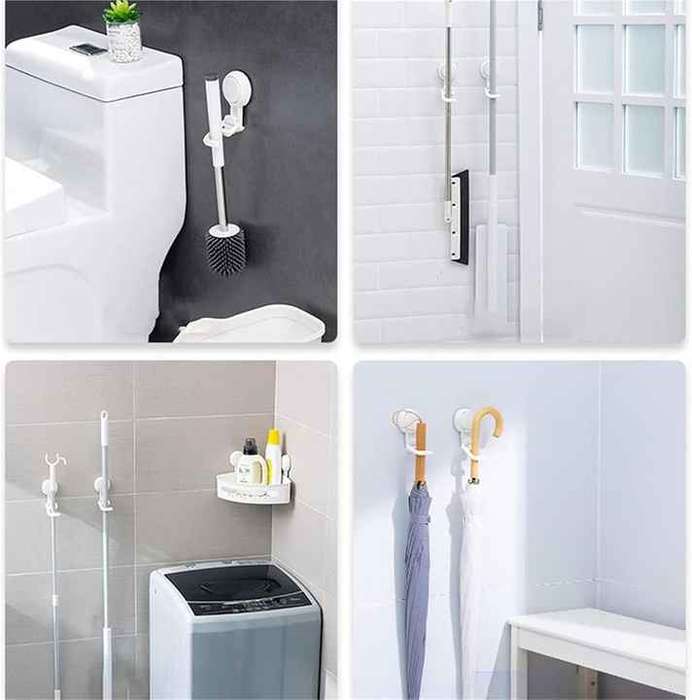 Suction Cup Holder for Wall-Mounted Shelf Water Proof Used for Bathroom