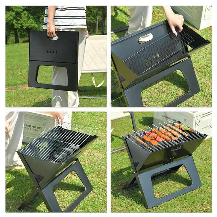 X-type Foldable Portable Grill BBQ Charcoal Grill