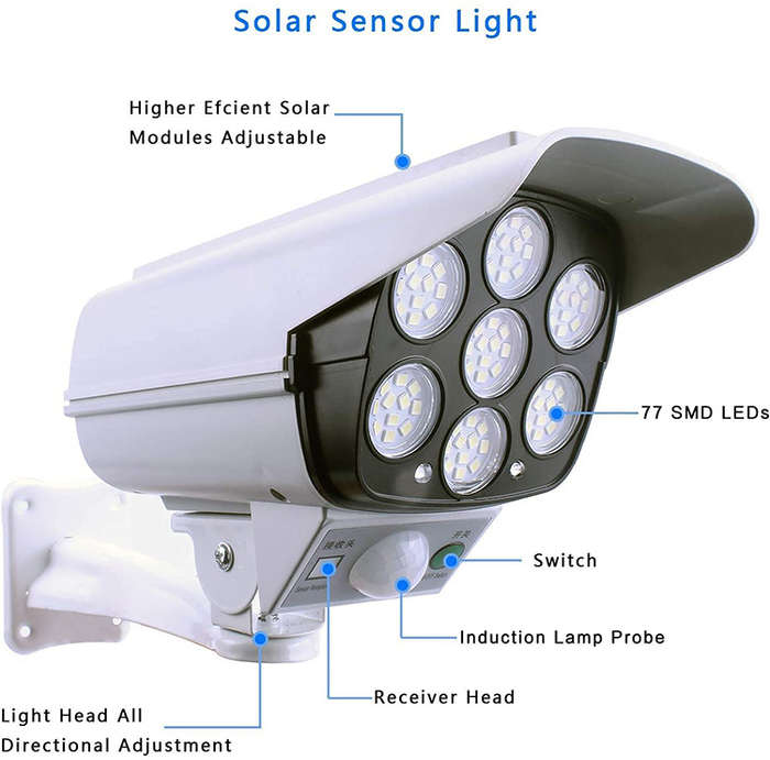 Solar sensor light