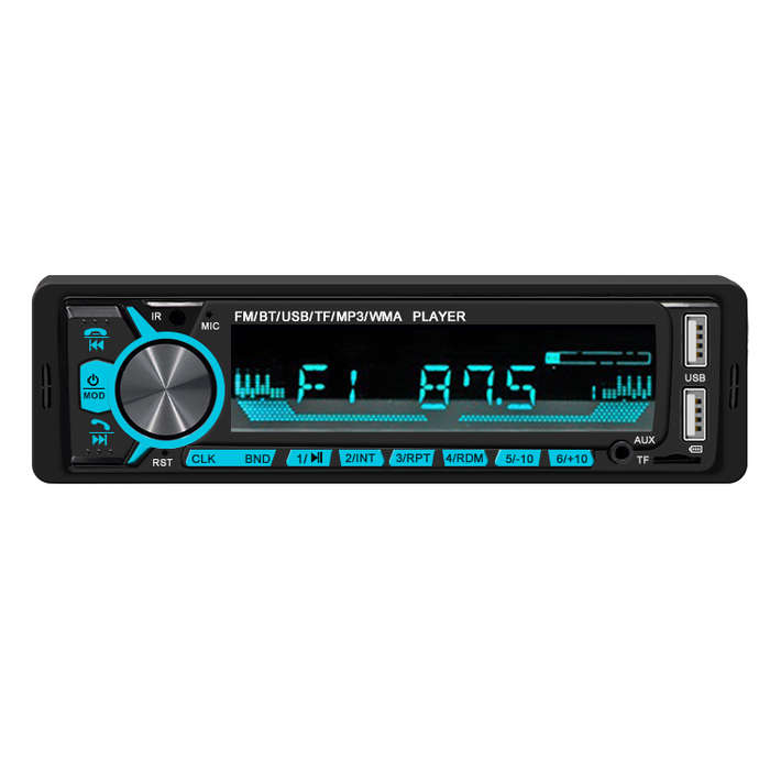 Car Radio with BT, FM, TF, AUX and MP3 Audio Player - 7705