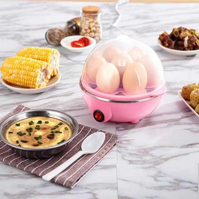 7 Eggs Capacity Chicken Rapid Egg Cooker Machine Electric Egg Boiler OEM Steel Pow