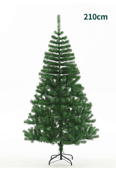 2.1m Artificial Fir Decorative Tree Indoor and Outdoor Christmas Atmosphere Decoration Pieces
