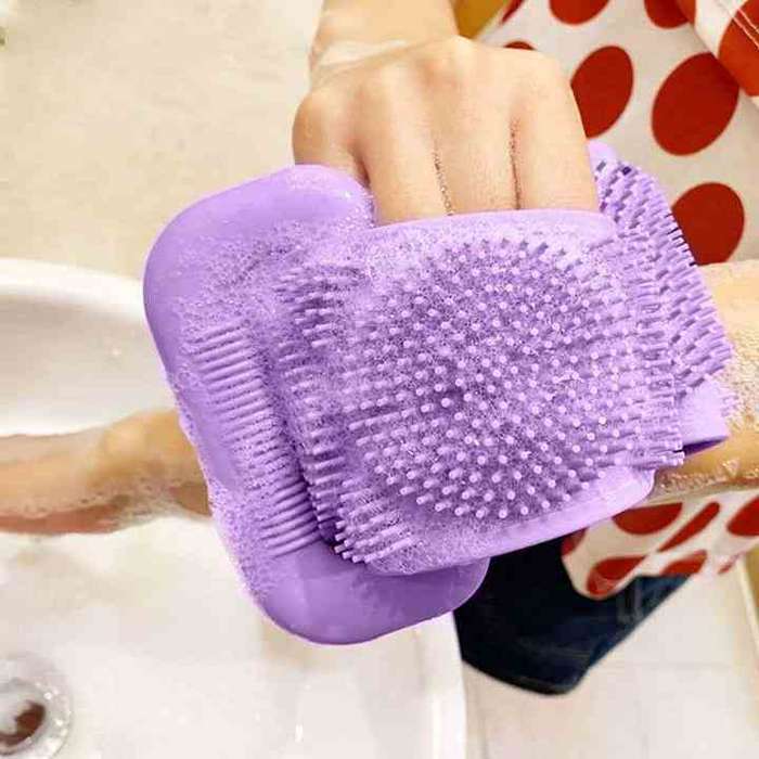 Silicone Brushes Bath Towels Rubbing Back