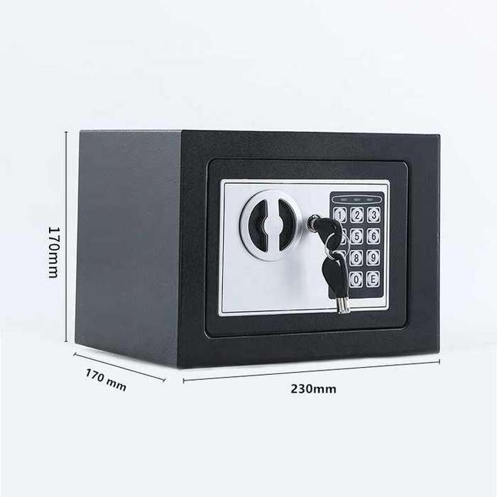 Safe Box for Hotel Office Money Deposit Box Fireproof Safe for Home Small Size Digital Lock and Keys