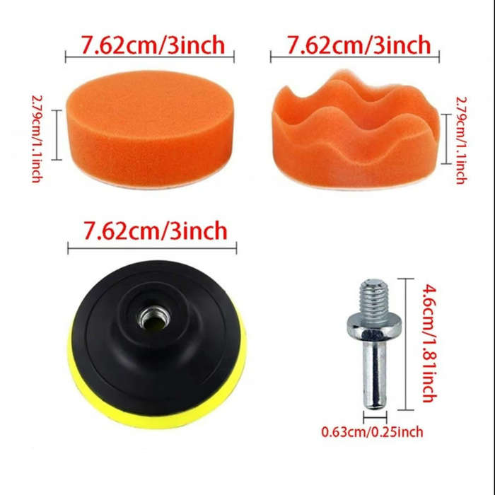 11 Pcs Car Foam Polishing Pads