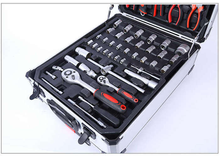 187PCS Hand Tool Sets Car Repair Tool Kit Set Mechanical Tools Box Home Socket Wrench Set Ratchet Sc