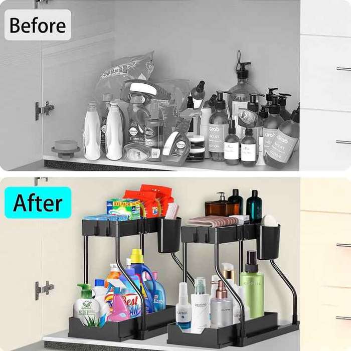 Adjustable Metal Organizer Shelving Unit for Pantry Storage Storage Shelves for Implements Storage P