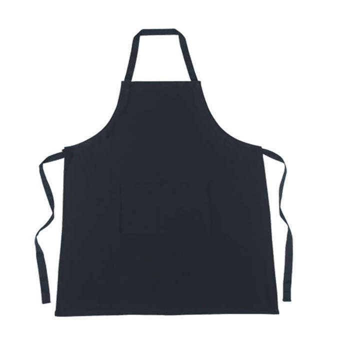 Custom Water-Proof Black Hair Salon Apron Made of Polyester-for Nail Salons Direct Factory Supply