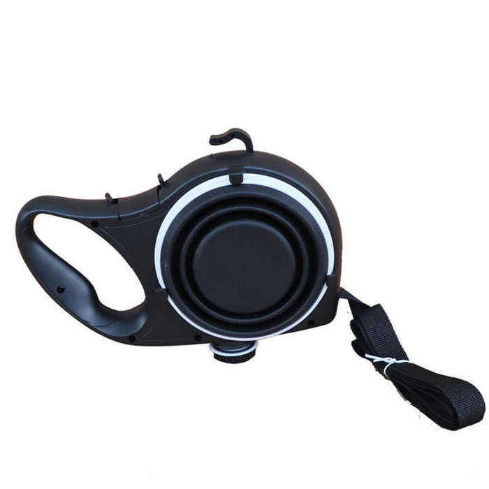 4 in 1 Retractable Dog Leash Automatic Traction Rope Belt Dog Leash With Folding Pet Bowl Drinking B