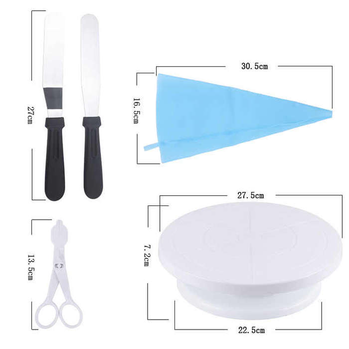 66Pcs Baking Pastry Cake Tools Accessories Reposteria Cake Decorating Supplies Kit Set