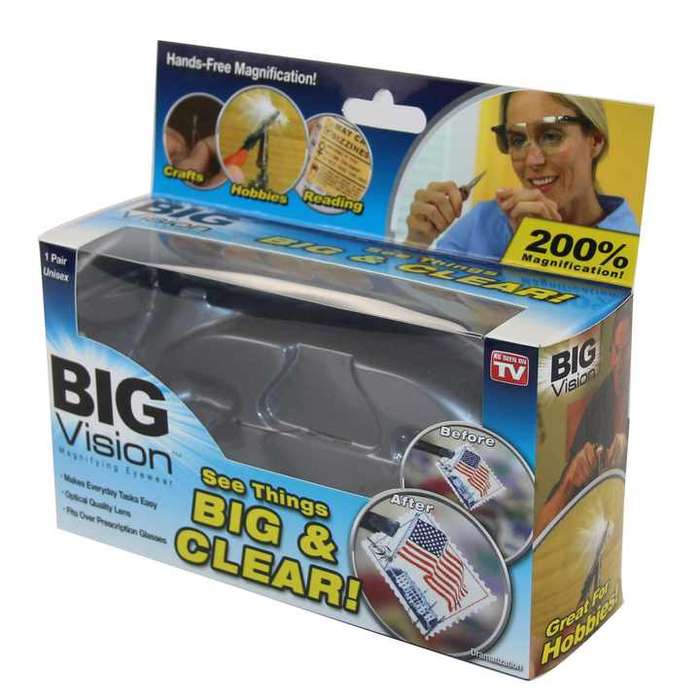 Big Vision Magnifying Glasses with Adjustable Lanyard Strap (160x)