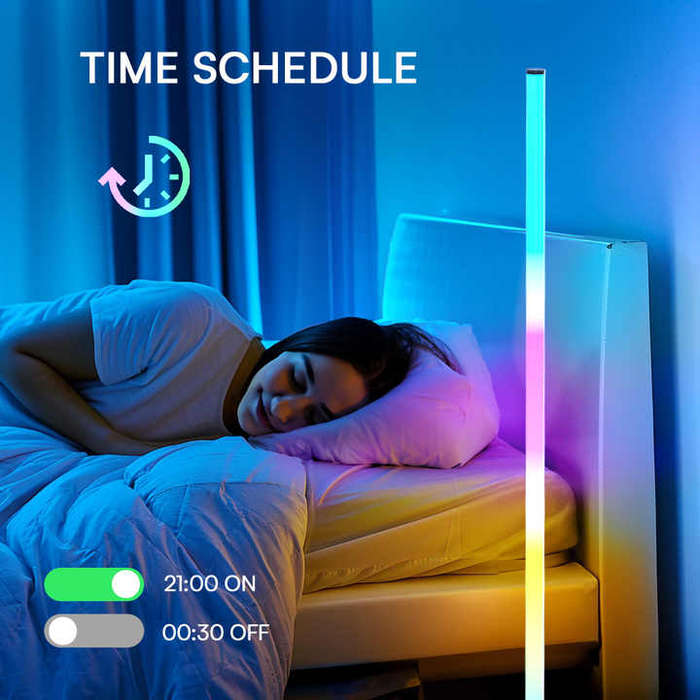 1pc Rgb Corner Floor Lamp
