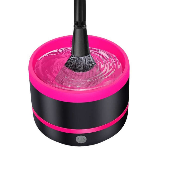 Portable Removable Makeup Brush Cleaner Machine Silicone Electric Cosmetic Brush Clean Dryer Tool Au