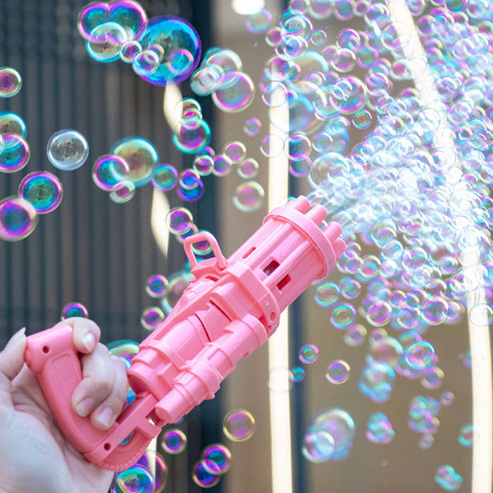 Electric Gatling Bubble Machine