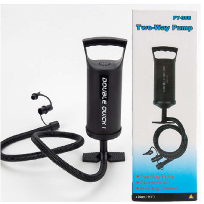 Double Action Hand Pumps Modern air Hand Pump for Outdoor Inflatable air Bed Swimming Pool Float Rin