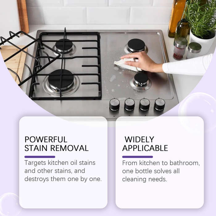 Mult-Purpose Kitchen Cleaning Spray Powerful Cleaning Stains Creating Healthy Hygiene Environment Ki