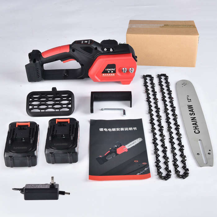 Wireless 12inch Electric Saw Plug-in High-power Household Multifunction Electric Chain Saw Logging S