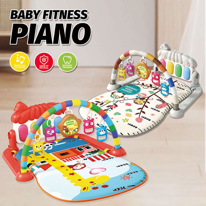 Multi-Functional Pedal Piano Mat Fitness Sleep Game Baby Piano Mat Music Early Education Interactive