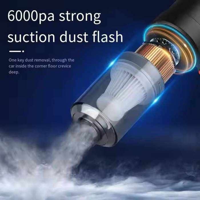 Car Cleaning Integrated Multi-purpose Blowing and Suction Wireless Vaccum Cleaner for Car