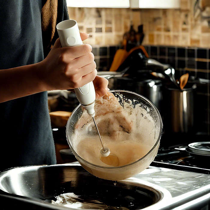 2 in 1 Electric Milk Frother USB Rechargeable