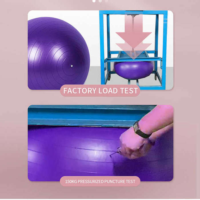 Circle Fitness Yoga Ball Inflatable PVC Exercise Ball Stability Balance Yoga Ball 65CM