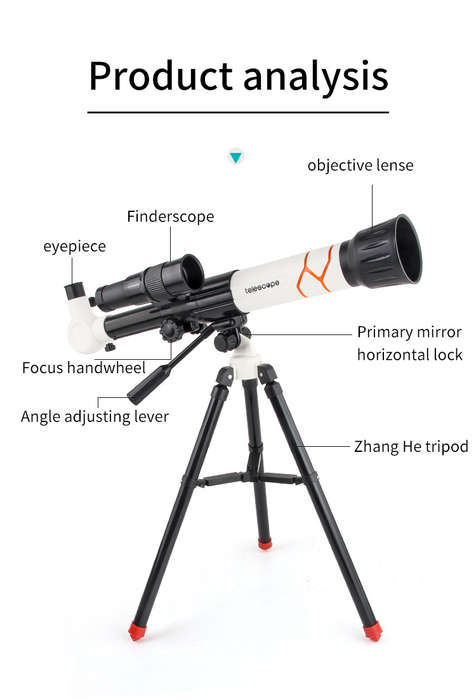 Children's Science Educational Toys Experimental Entry-level Astronomical Telescope Indoor and Outdo