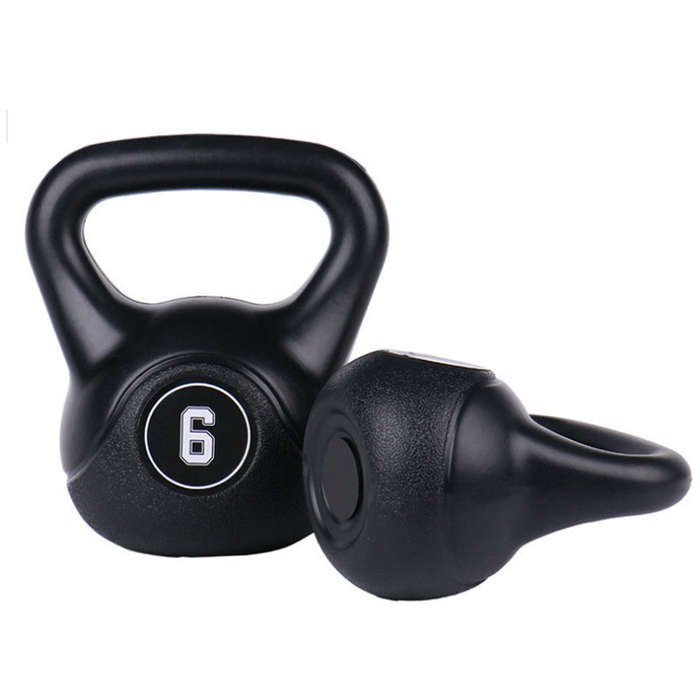 6KG Black Pvc Black Hot Kettlebell Set Concrete Mold Sand Filled Pink Kettlebells