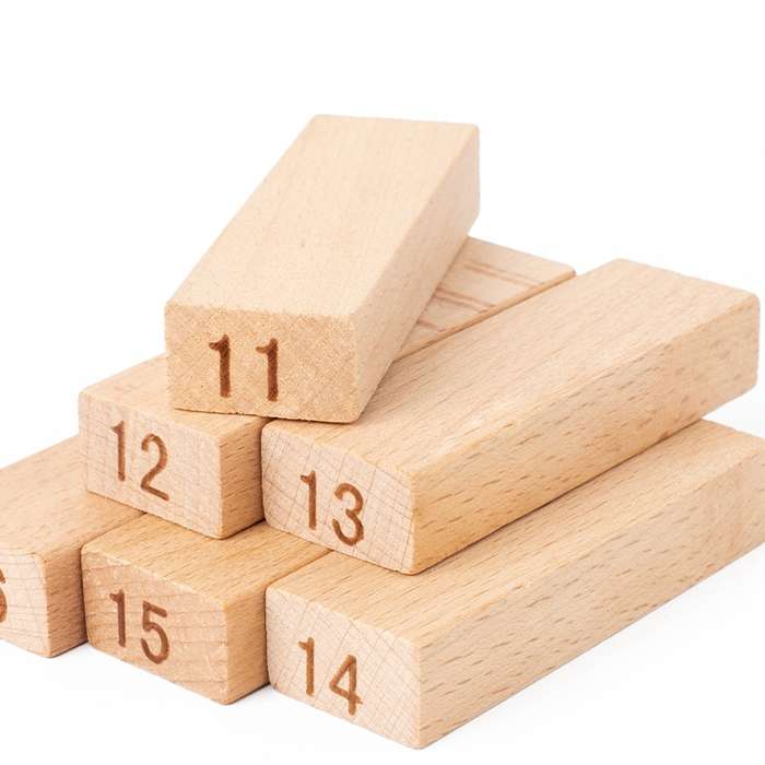 54 pcs Wooden Educational Tumbling Building Block