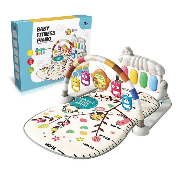 Multi-Functional Pedal Piano Mat Fitness Sleep Game Baby Piano Mat Music Early Education Interactive
