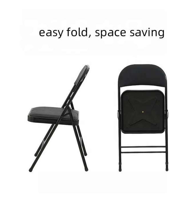 Training Office Chair Leather Comfortable Folding Chairs Garden Vintage Backrest Leisure Home Chair