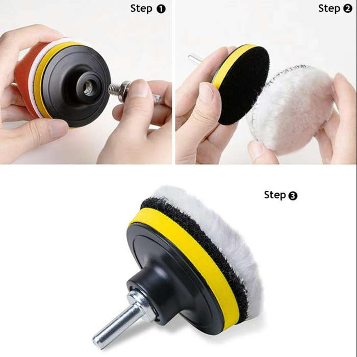 11 Pcs Car Foam Polishing Pads