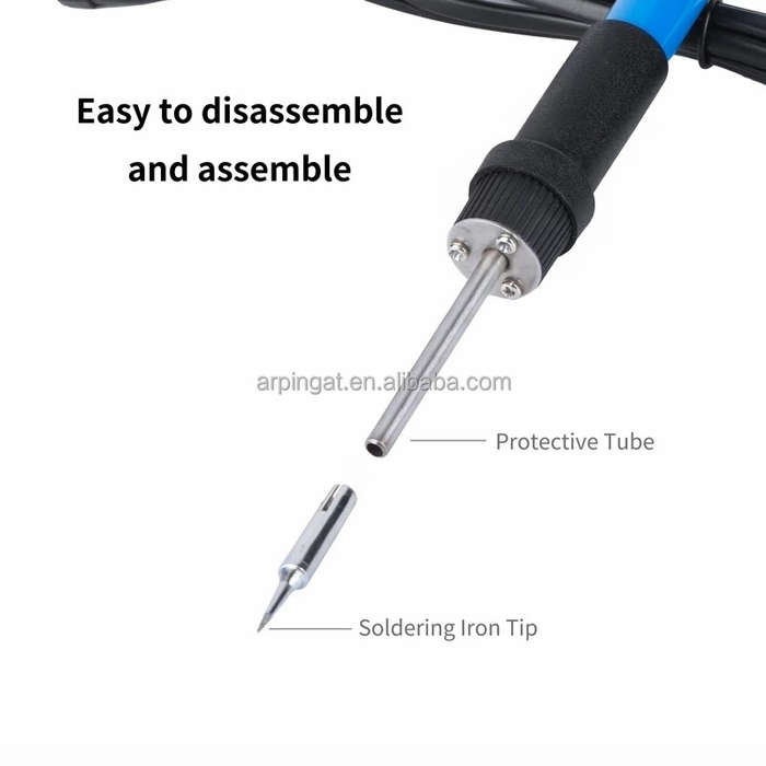 Electric Soldering Iron Welding Kit 15-Piece Set with Adjustable Temperature Emergency Tool Kit