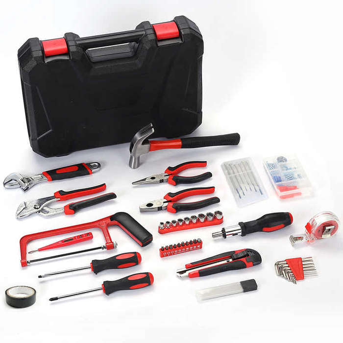 19 Piece Auto Repair Tool Set Wholesale Household Hardware Carbon Steel Hand-Power Source